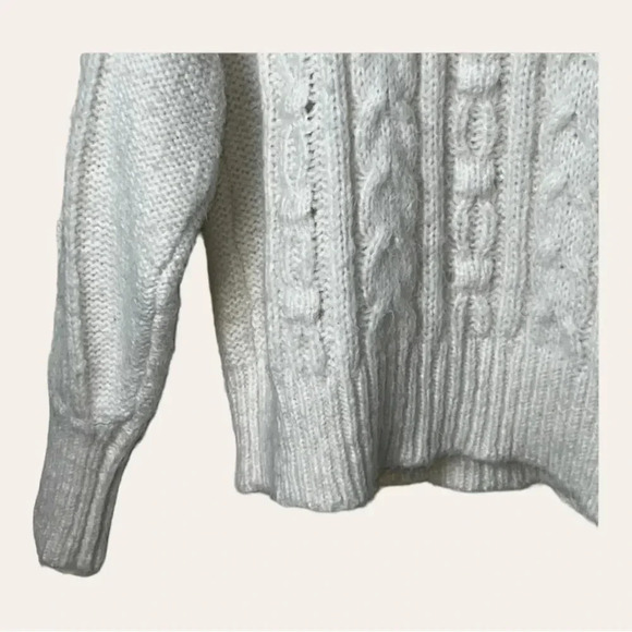 A NEW DAY TURTLE NECK SWEATER LONG SLEEVE CABLE KNITTED SIZE MEDIUM - Picture 9 of 12
